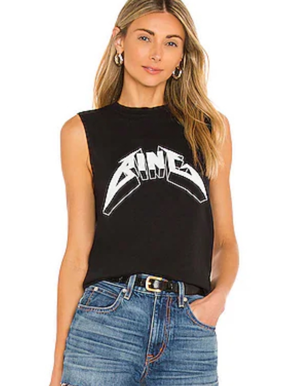 Lennon Bing Tee in Black